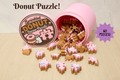 3D Printed 60-Piece Donut Puzzle