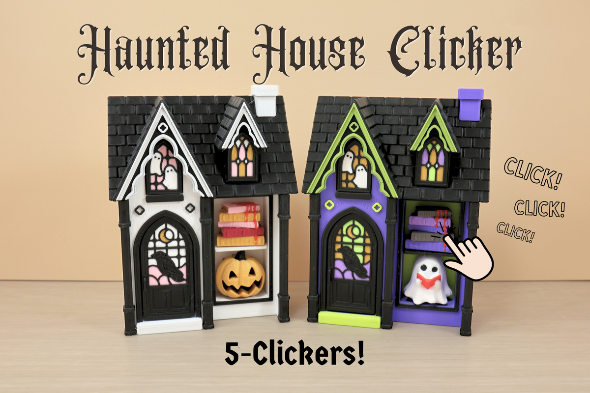 3D Printed 5-Clicker Haunted House