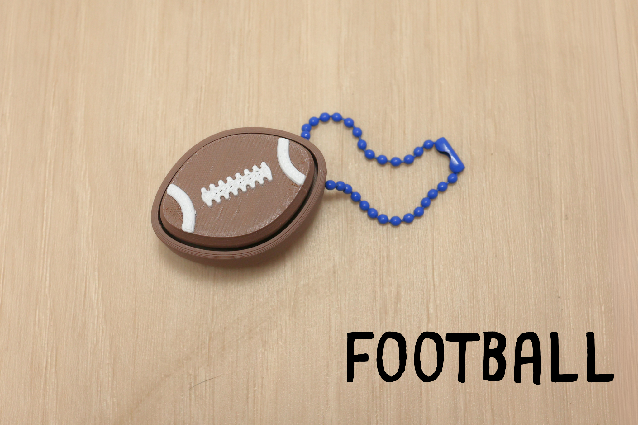 3D Printed Sports Clicker Keychain