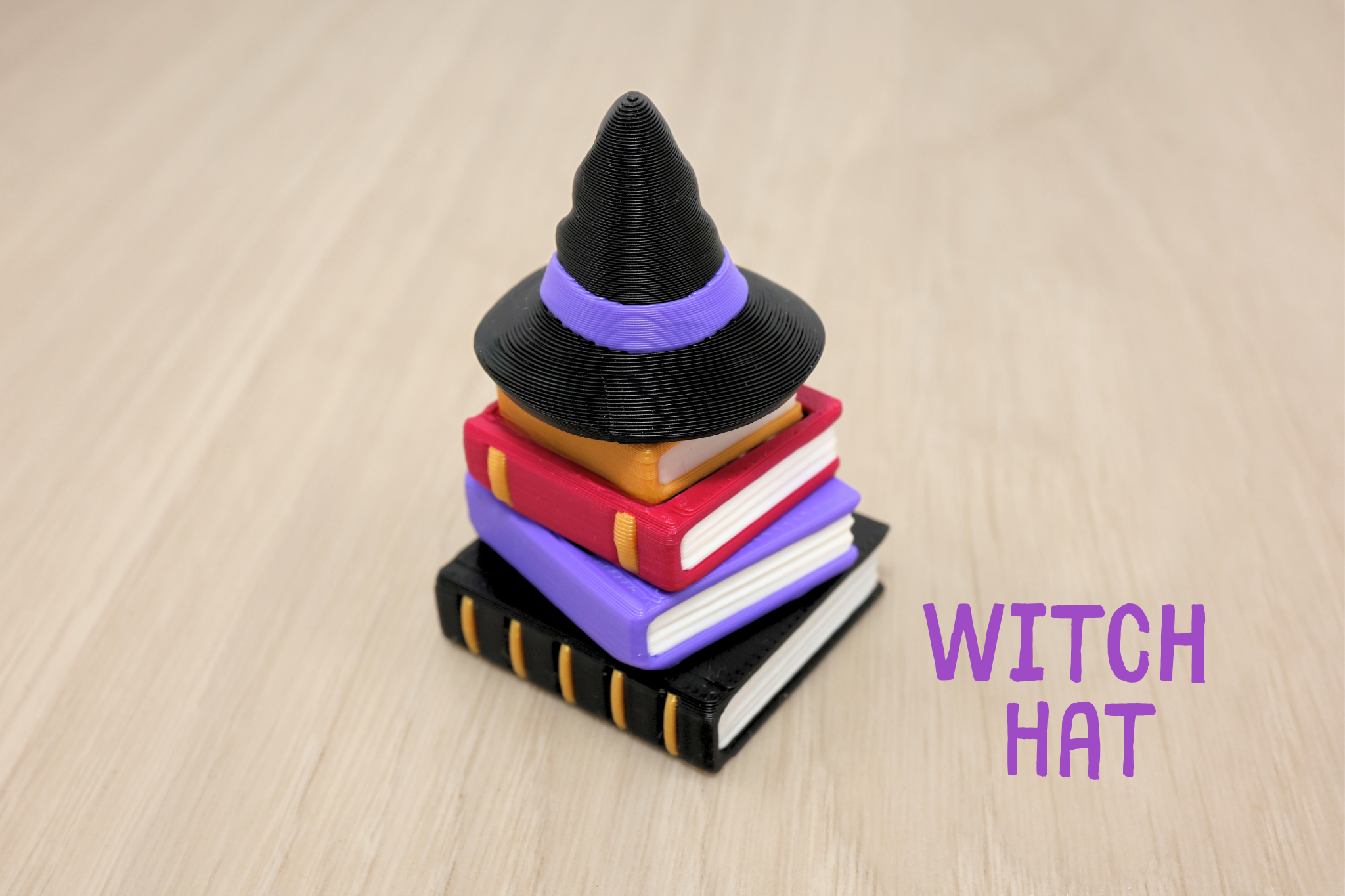 3D Printed Book Stack Clicker Fidget Toy