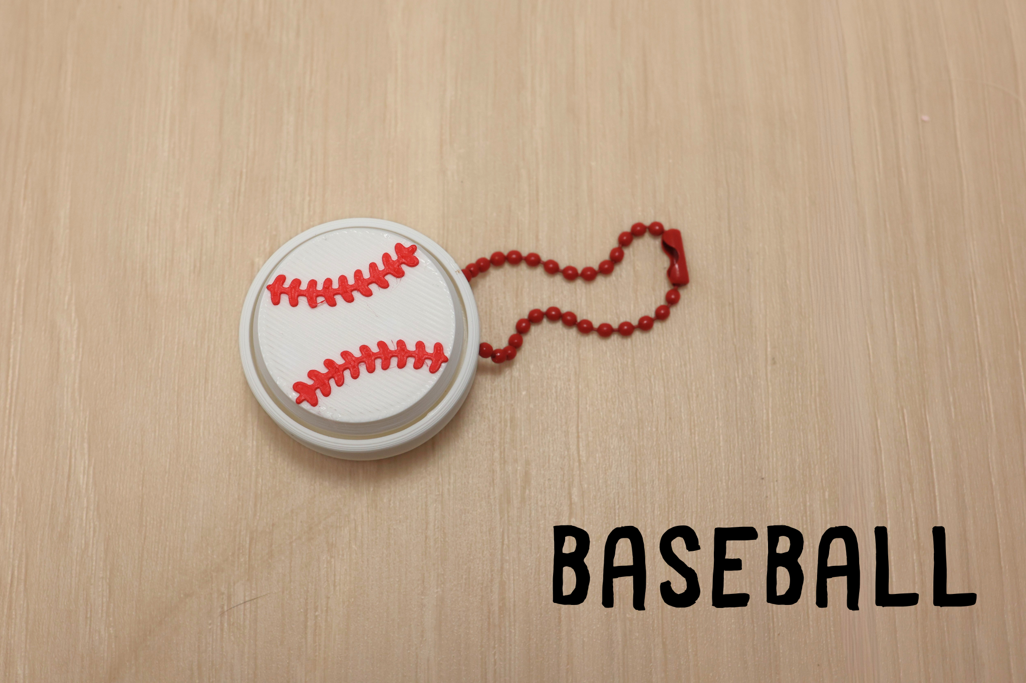 3D Printed Sports Clicker Keychain