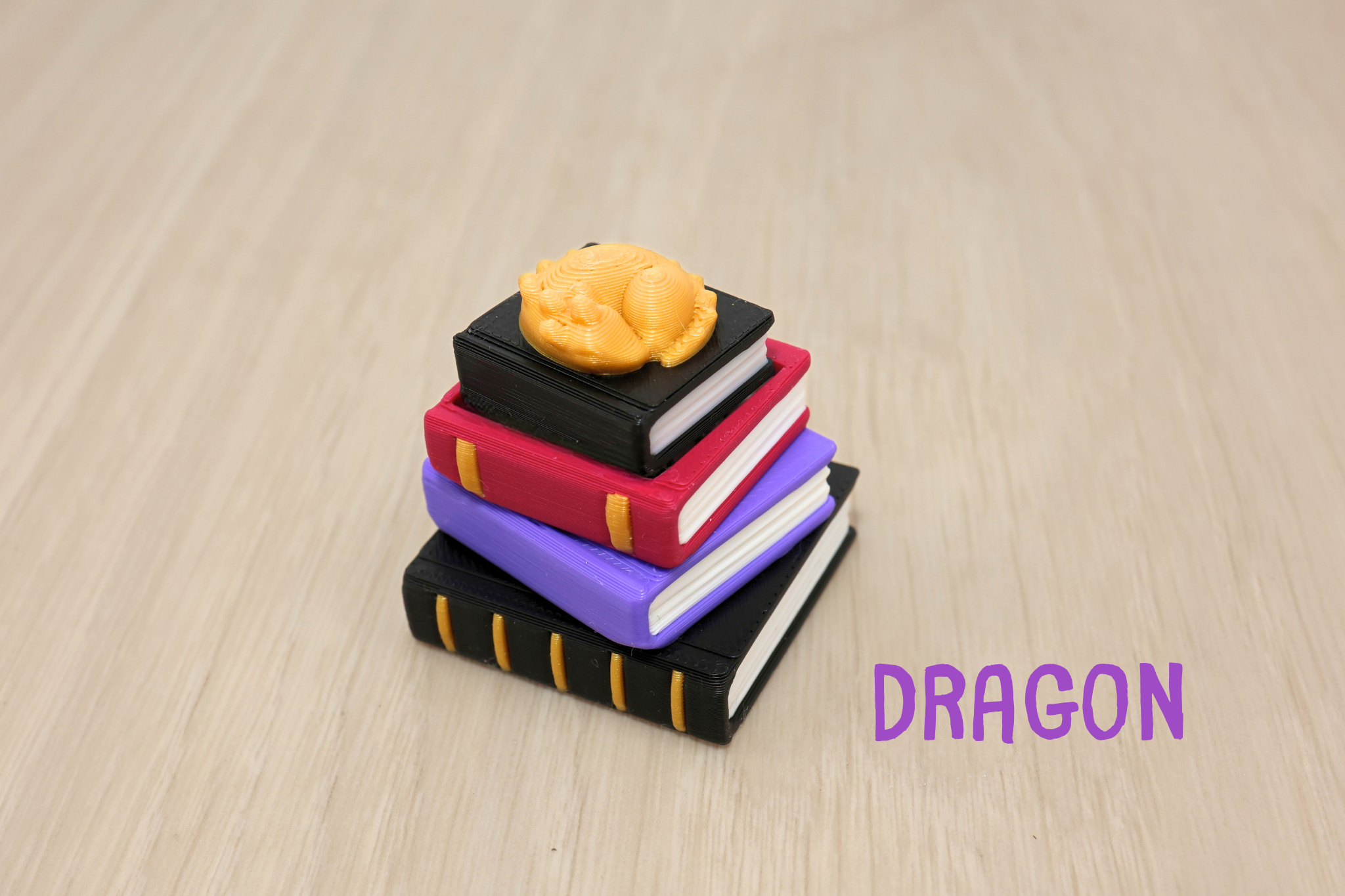 3D Printed Book Stack Clicker Fidget Toy