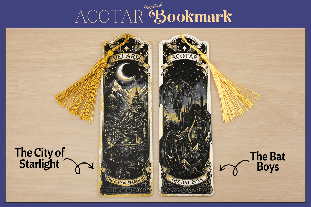 3D Printed ACOTAR Inspired Bookmark