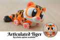 3D Printed Articulated Tiger Fidget Toy