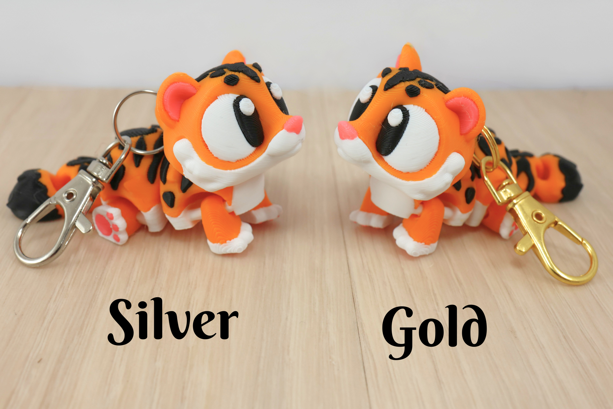 3D Printed Articulated Tiger Fidget Toy