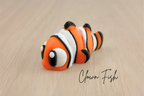 3D Printed Articulated Clown Fish Fidget Toy