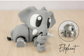 3D Printed Articulated Elephant Fidget Toy