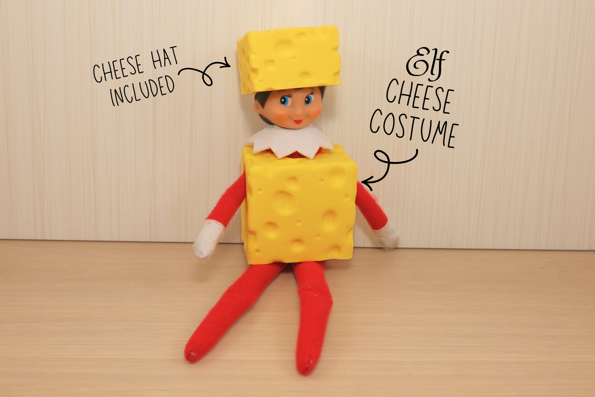 3D Printed Elf Cheese Costume