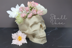 3D Printed Skull Vase or Desk Organizer