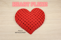 3D Printed Flexible Heart Fidget Toy