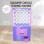 3D Printed Regular Size Capsule Dispenser GachaPop Machine