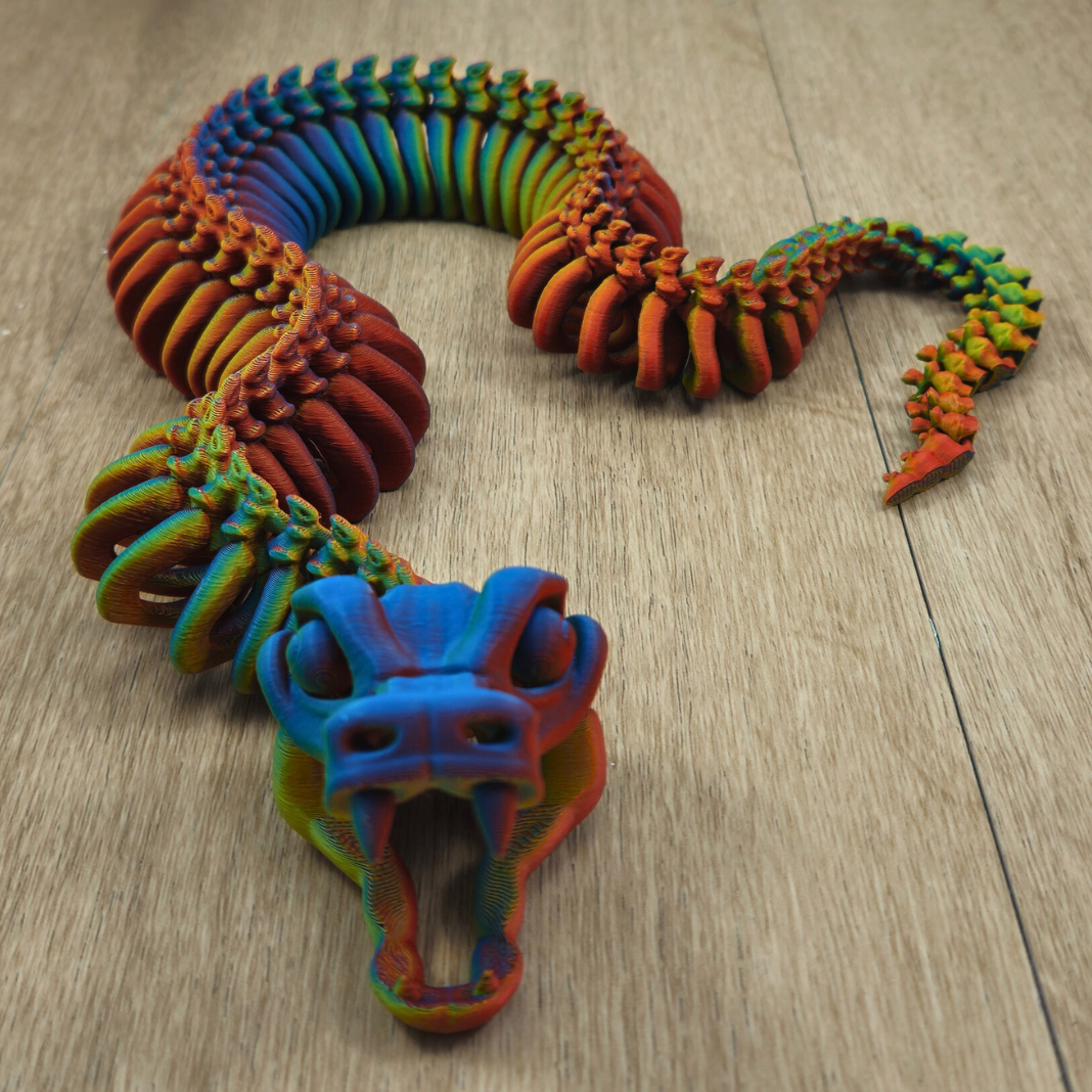 3D Printed Articulated Snake