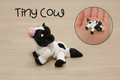 3D Printed Articulated Tiny Cow Fidget Toy