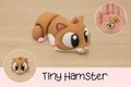 3D Printed Articulated Tiny Hamster Fidget Toy