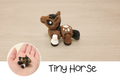 3D Printed Articulated Tiny Horse Fidget Toy