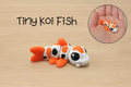 3D Printed Articulated Tiny Koi Fish Fidget Toy
