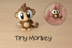 3D Printed Articulated Tiny Monkey Fidget Toy