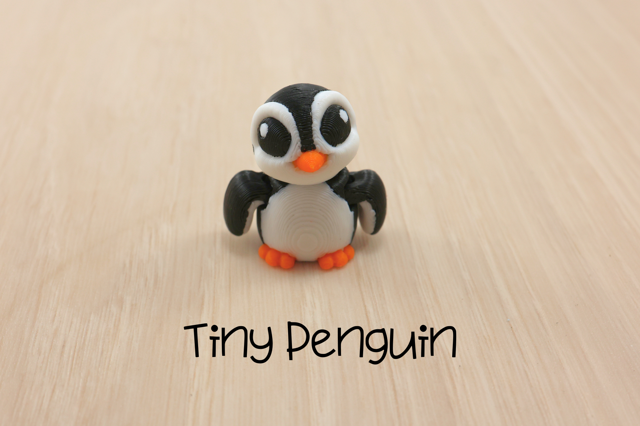 3D Printed Articulated Penguin Fidget Toy