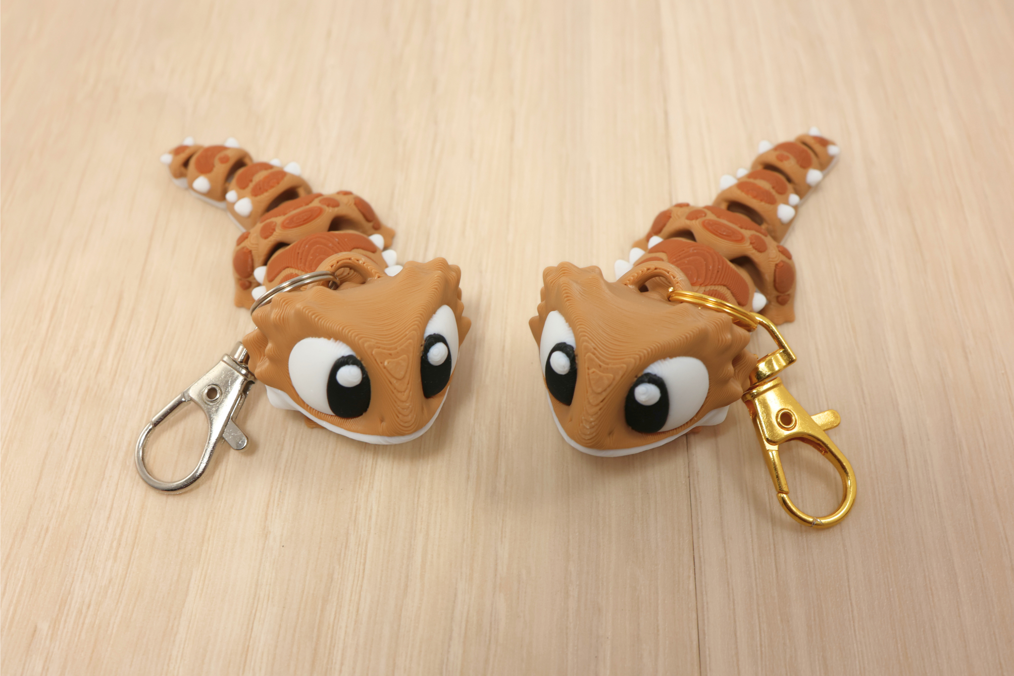 3D Printed Articulated Keychain Bearded Dragon