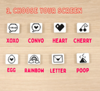 3D Printed Valentine's Day V-Pet Fidget Toy