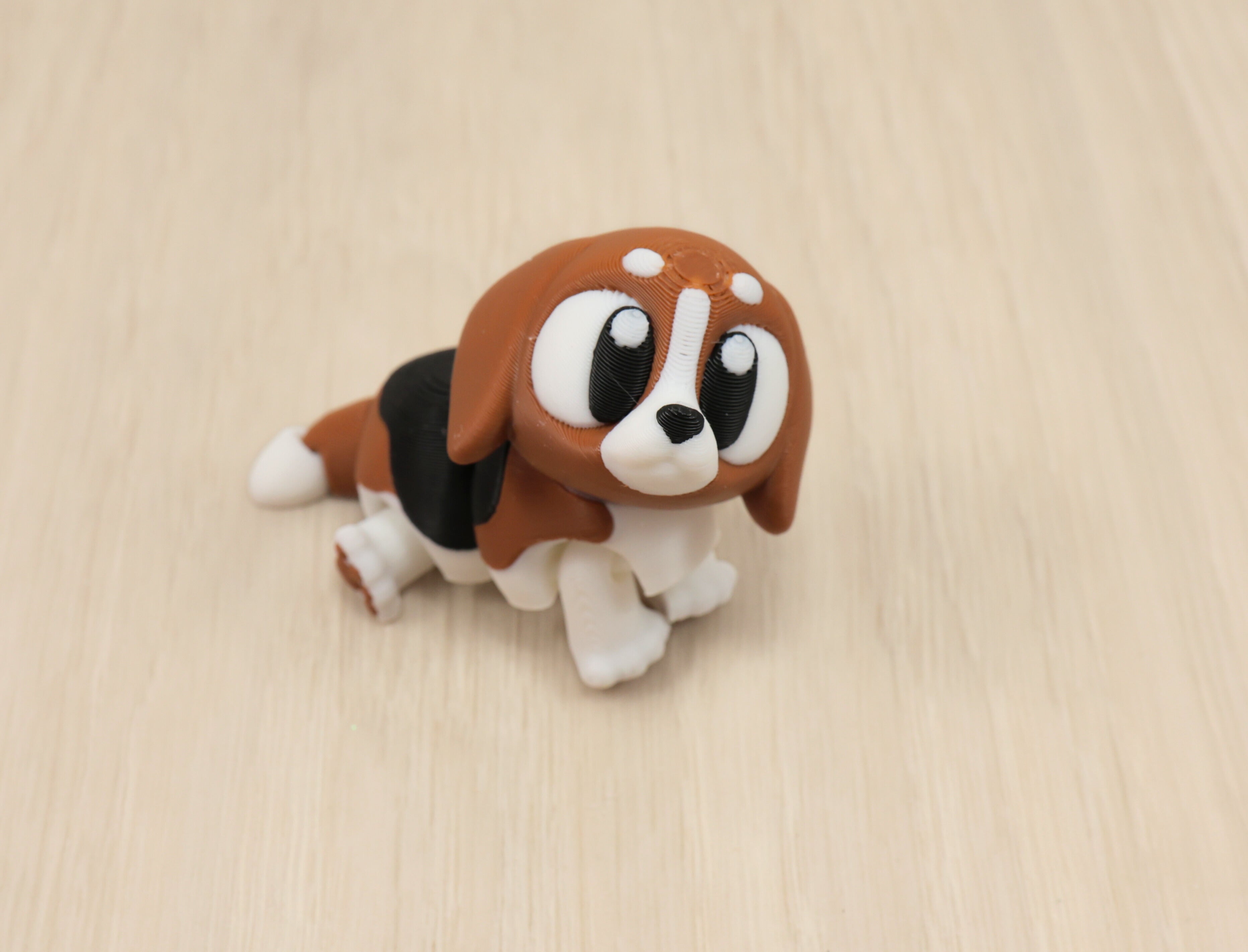 Articulated Beagle Fidget Toy Flexible Sensory Dog Desk Pet