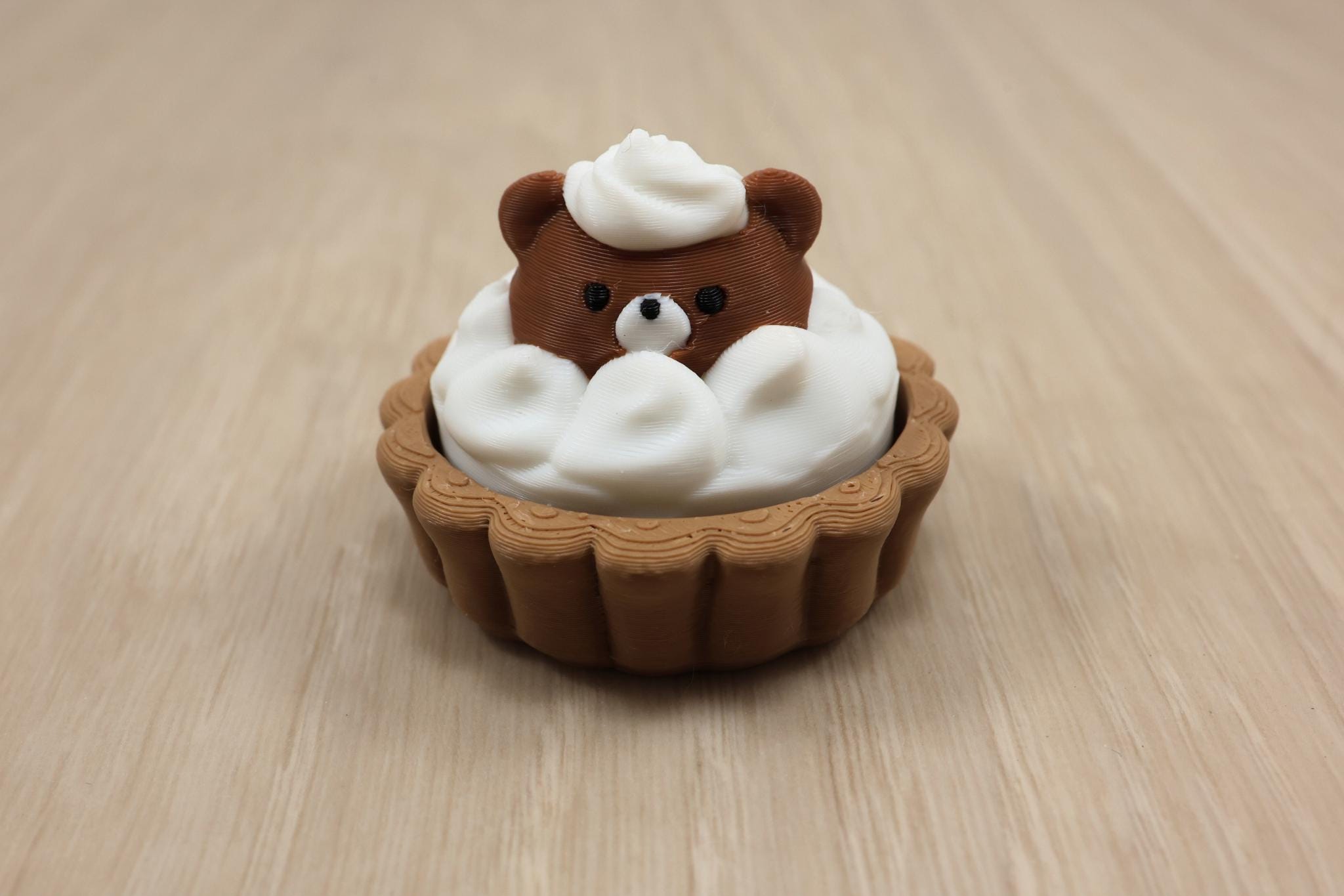 Bear Dessert 3D Printed Fidget Clicker